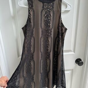 Elegant Black Lace Dress